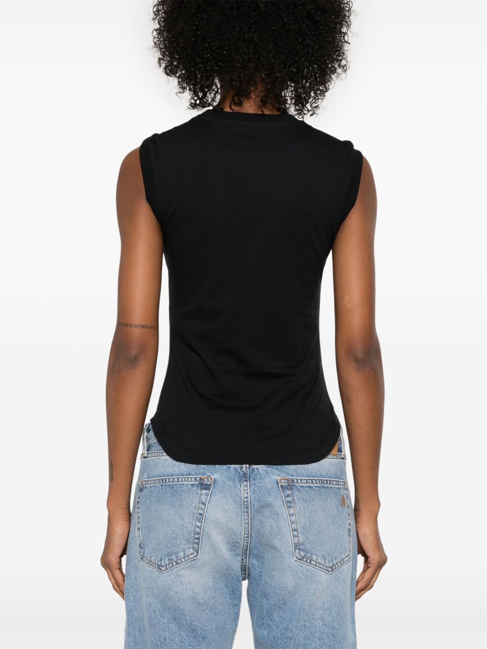 The Attico Black Tank Top