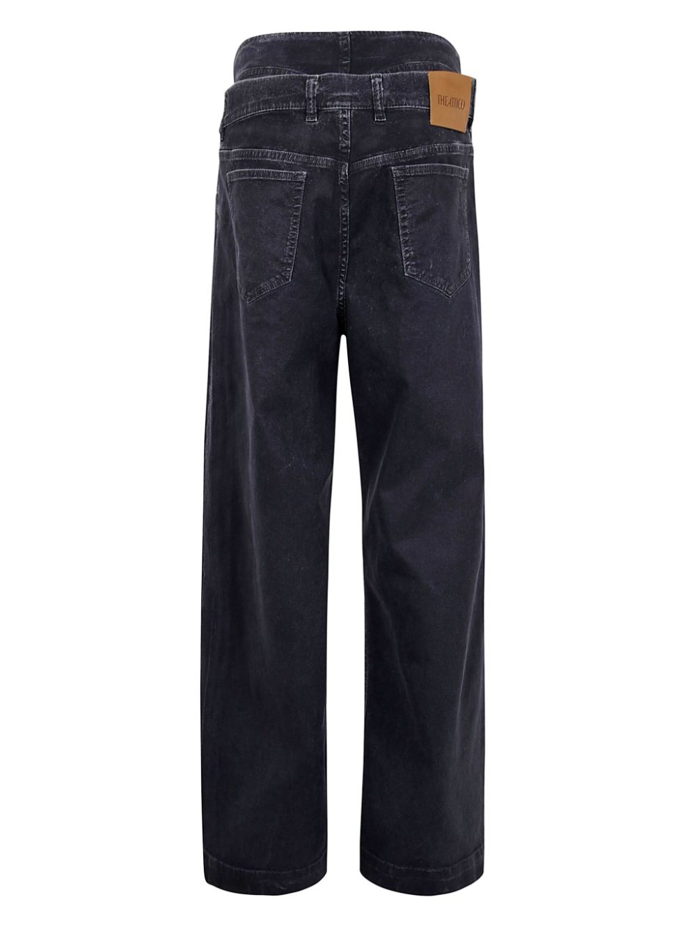 The Attico Navy Blue Long Jeans