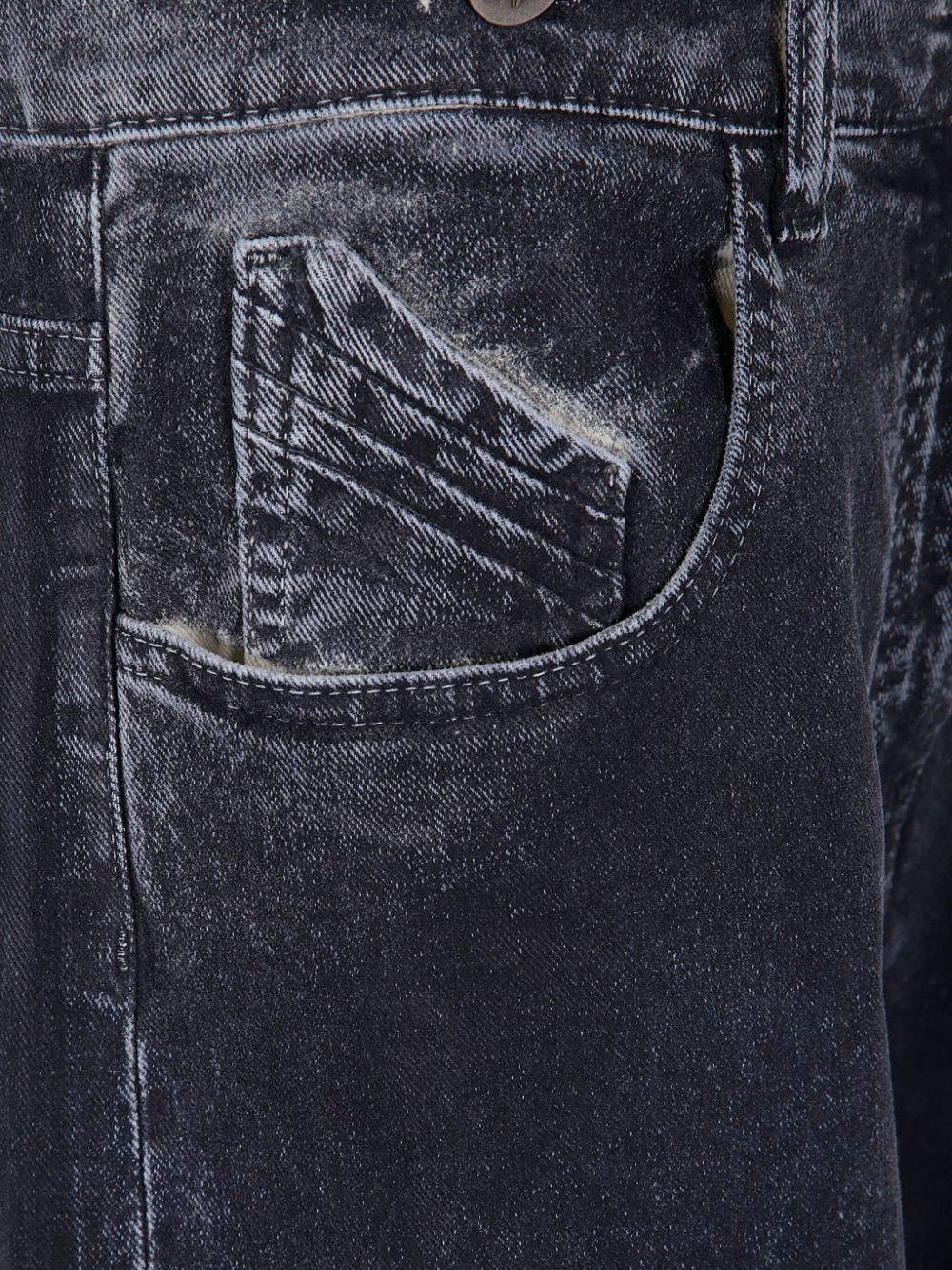 The Attico Navy Blue Long Jeans