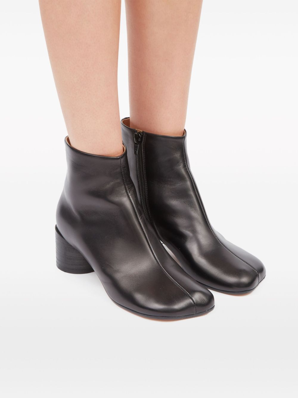 MM6 Maison Margiela Tabi Ankle Boots Black