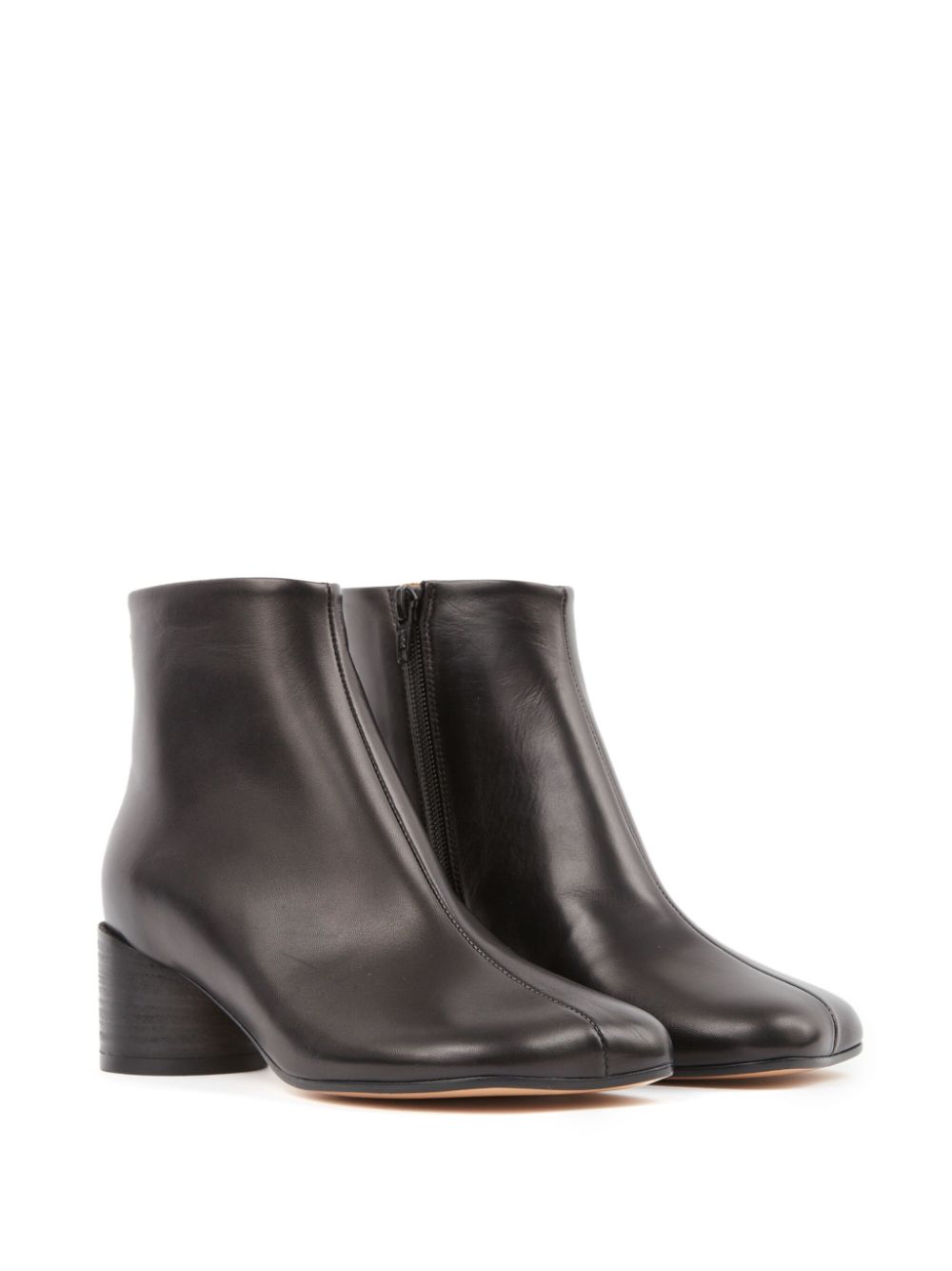 MM6 Maison Margiela Tabi Ankle Boots in Black