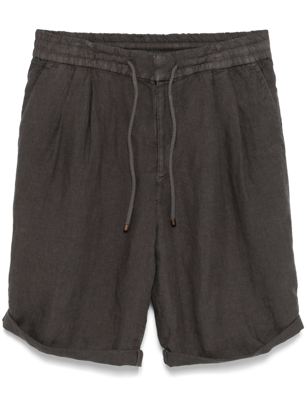 Brunello Cucinelli Cuffed Shorts Brown