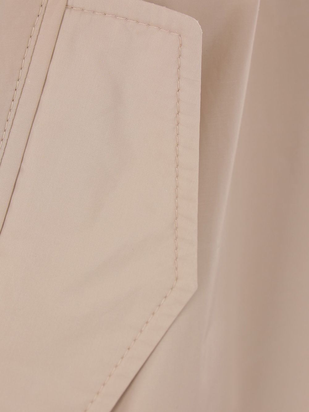 Brunello Cucinelli Hooded Double Breasted Coat In Beige
