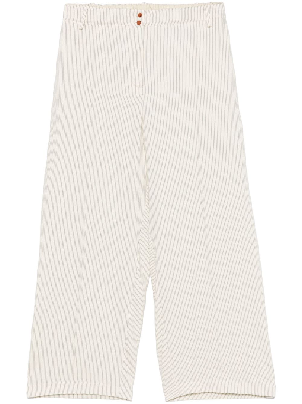 Alysi Striped Trousers White