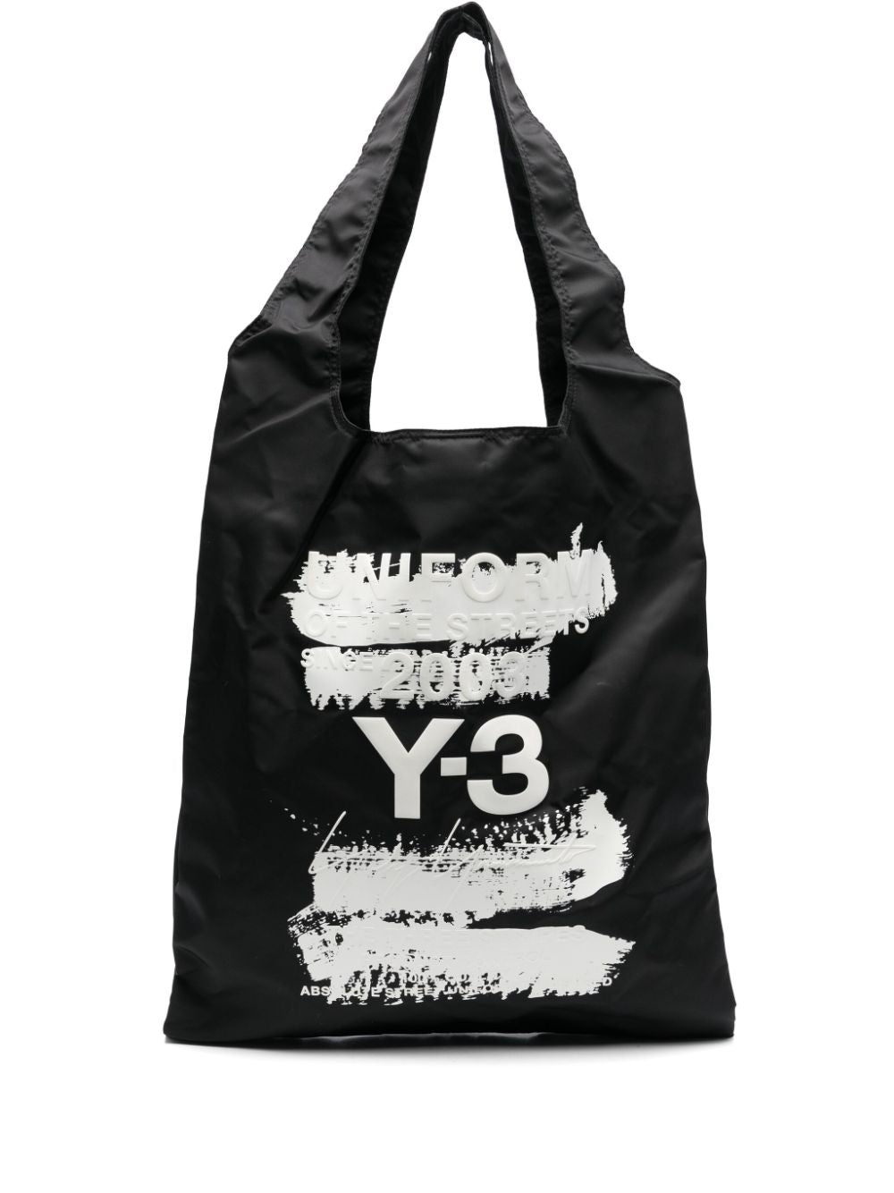 Y-3 Graphic Tote Bag Black