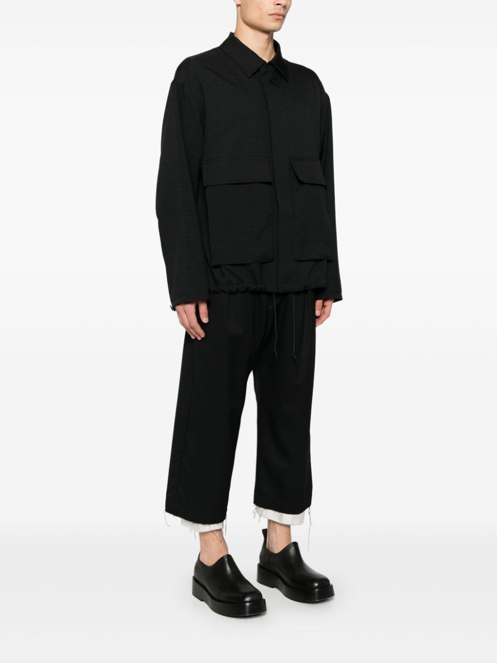 Y-3 Coats Sport Uniform Patch Coach Jacket Black