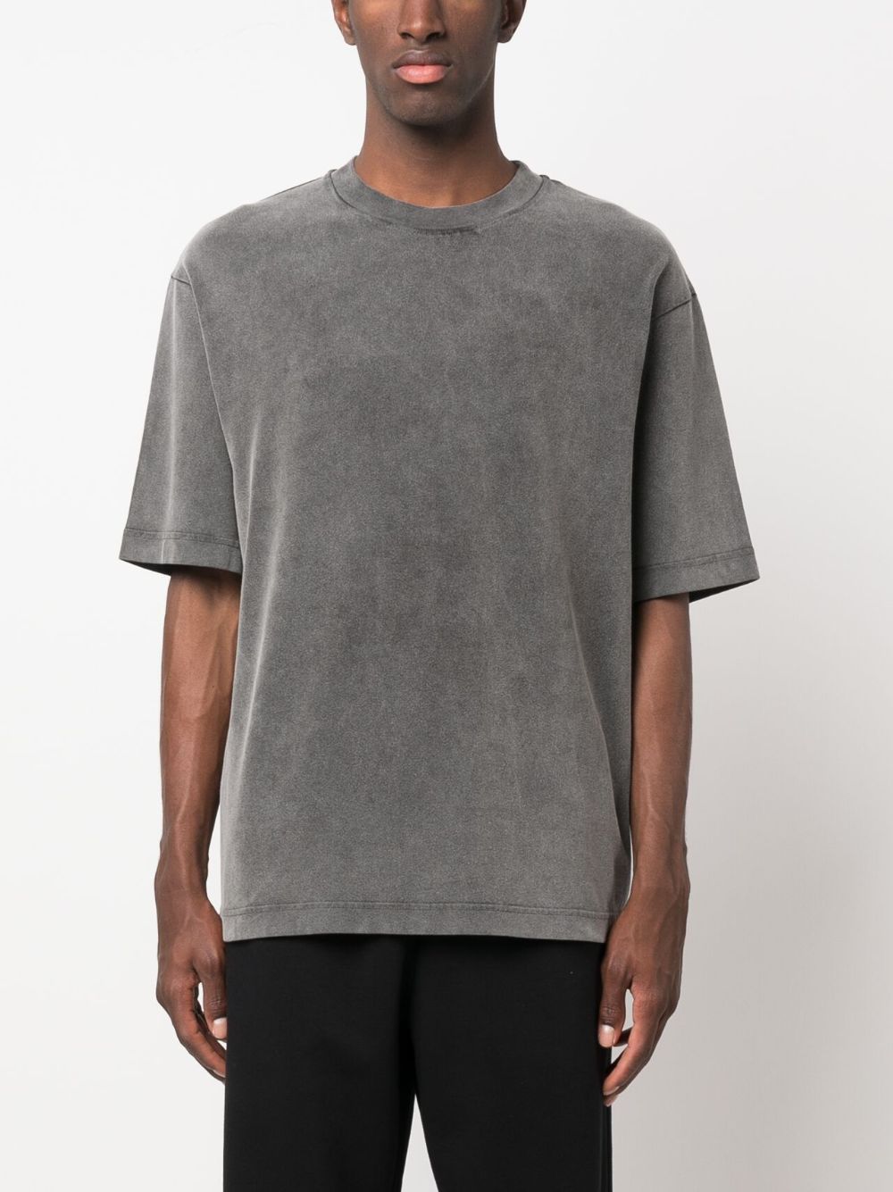 Acne Studios Cotton Logo Patch T-shirt Black