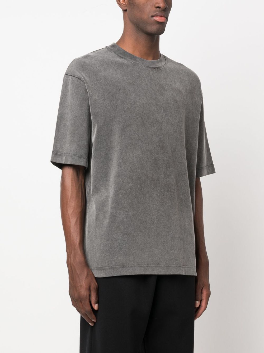 Acne Studios Cotton Logo Patch T-shirt Black