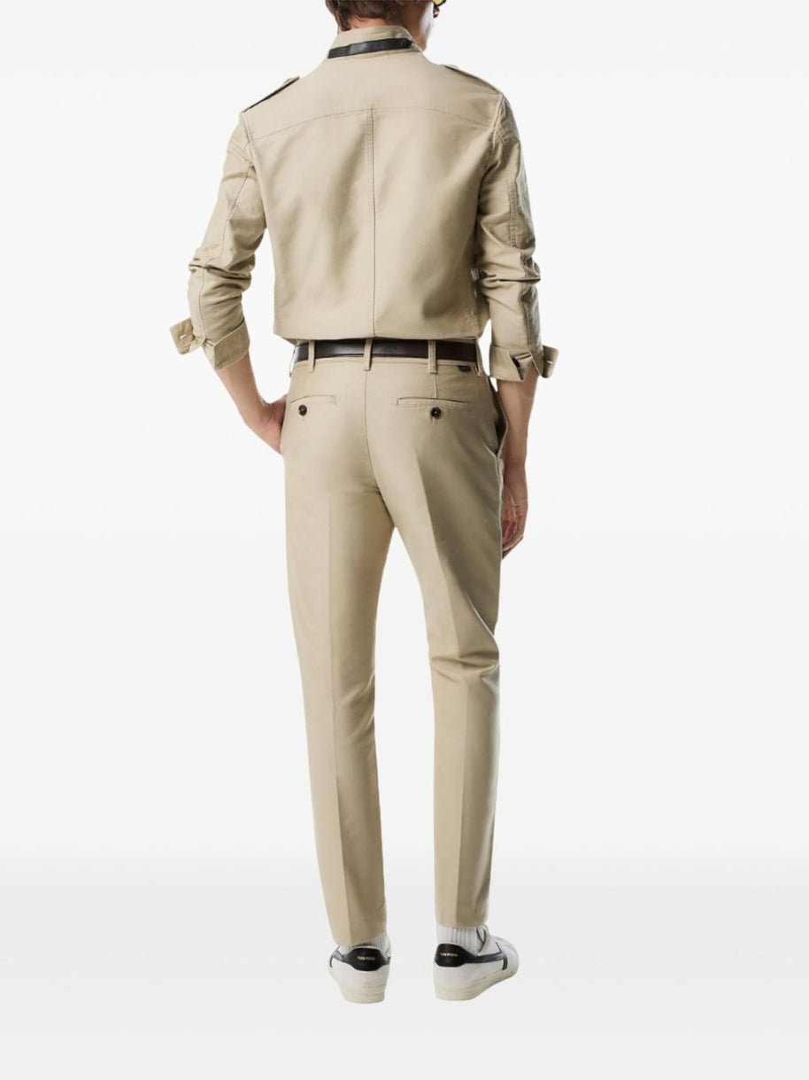 Tom Ford Cotton Overshirt - Beige