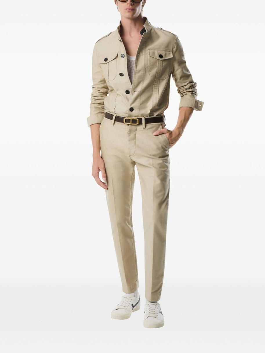 Tom Ford Cotton Overshirt - Beige