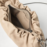Brunello Cucinelli Soft Leather Shoulder Bag In Beige