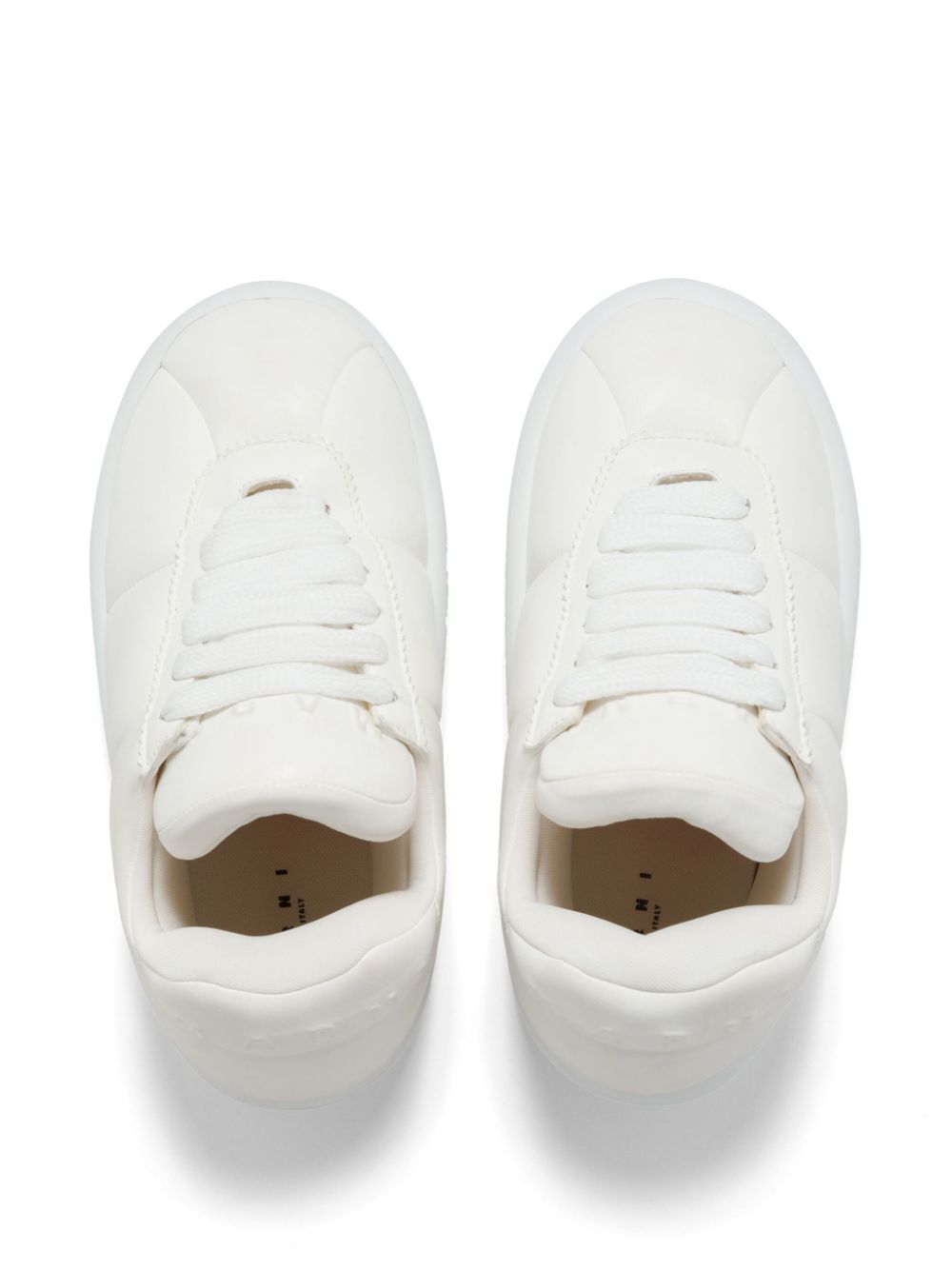 Marni White Leather BigFoot 2.0 Sneaker