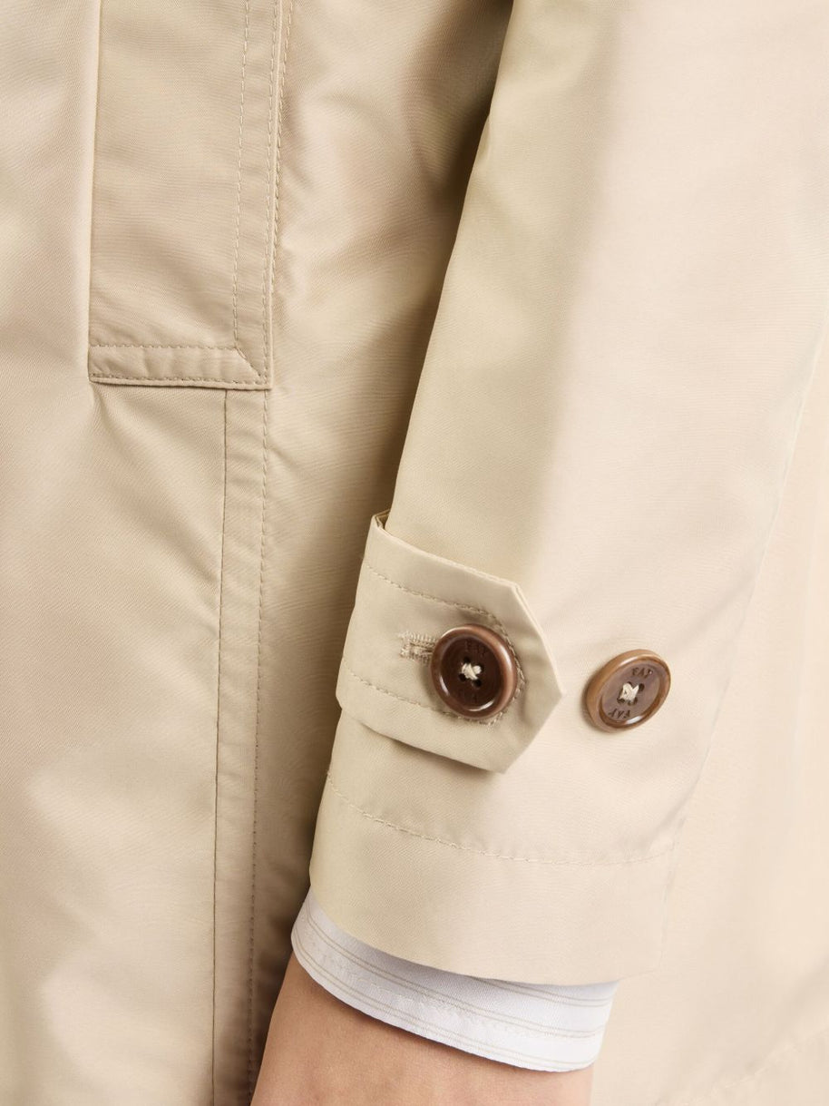 Fay Popeline Morning Coat - Beige