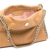 Stella McCartney Brown Falabella Mini Tote Bag