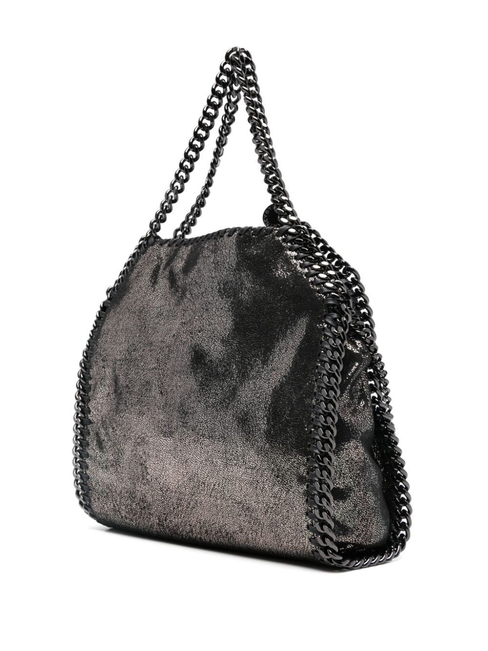 Stella McCartney Silver Falabella Mini Metallic Tote Bag