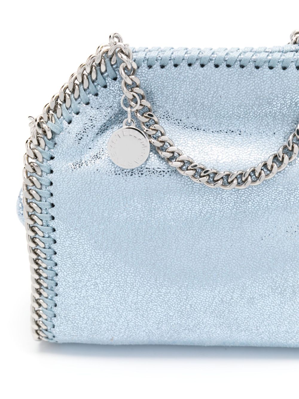 Stella McCartney Blue Falabella Tiny Tote Bag