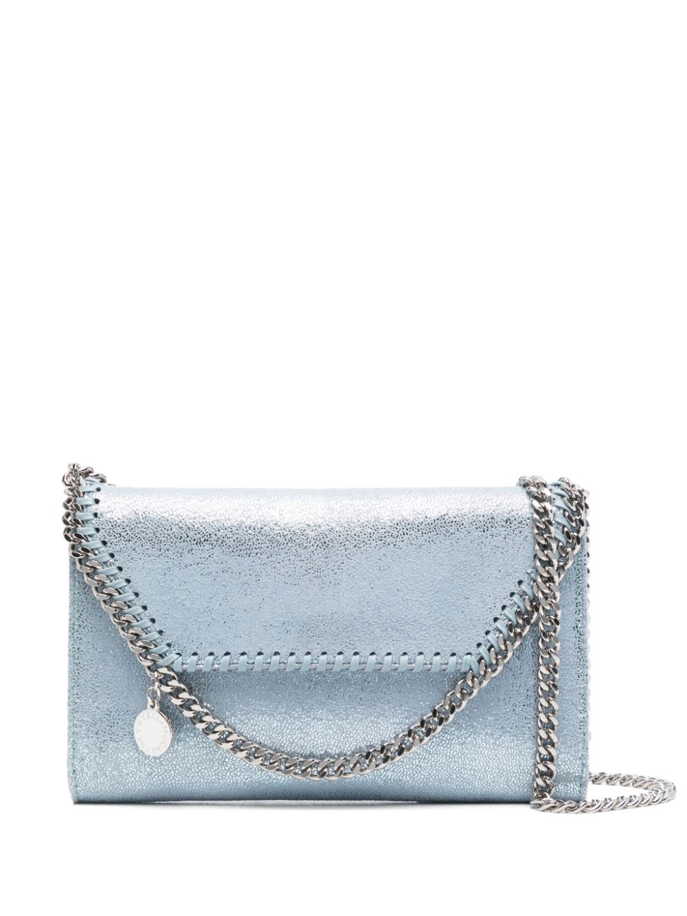 Stella McCartney Blue Falabella Wallet Crossbody Bag