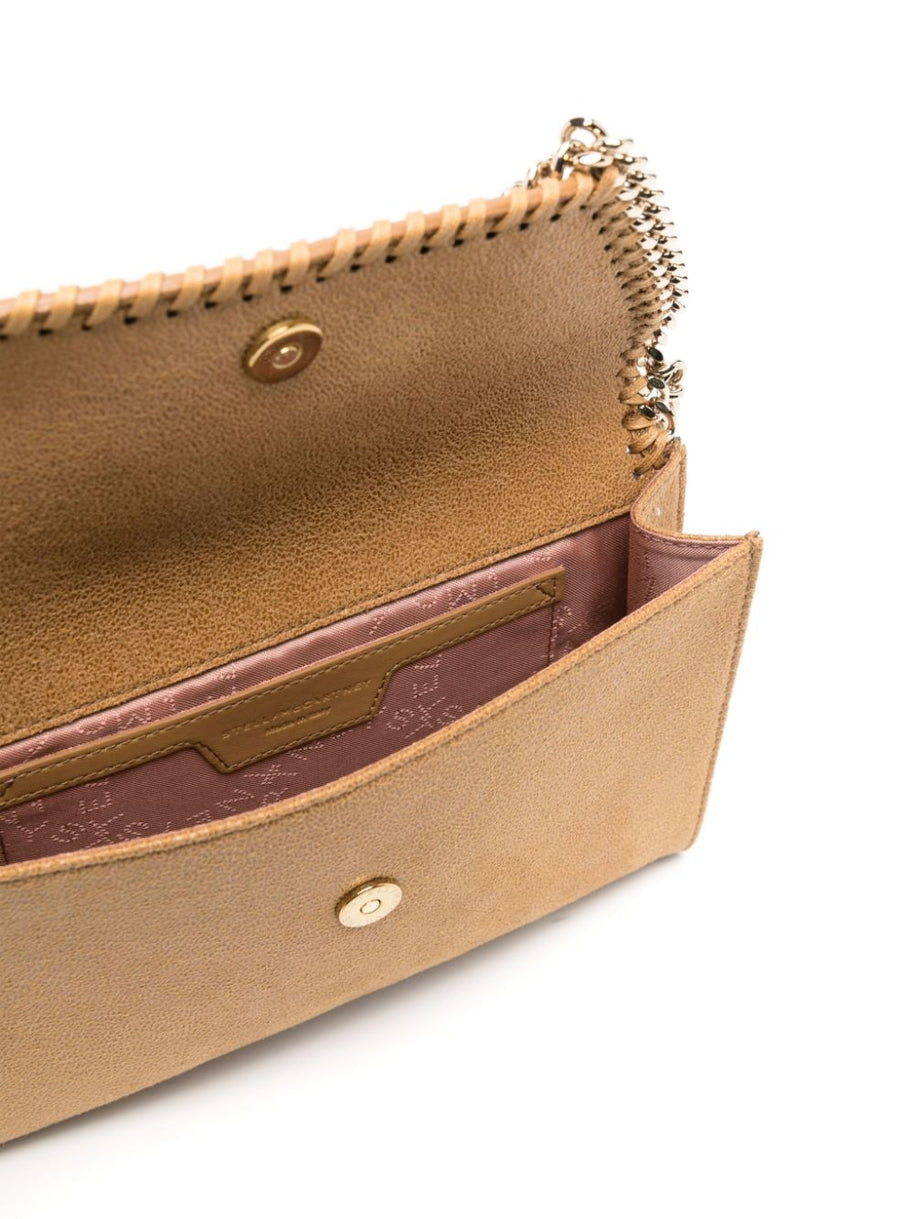 Stella McCartney Beige Falabella Wallet Crossbody Bag