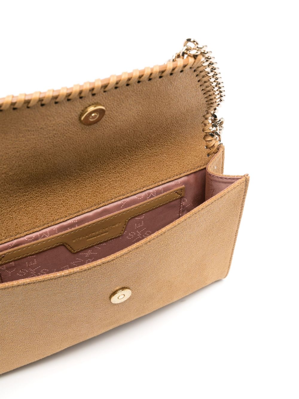 Stella McCartney Beige Falabella Wallet Crossbody Bag