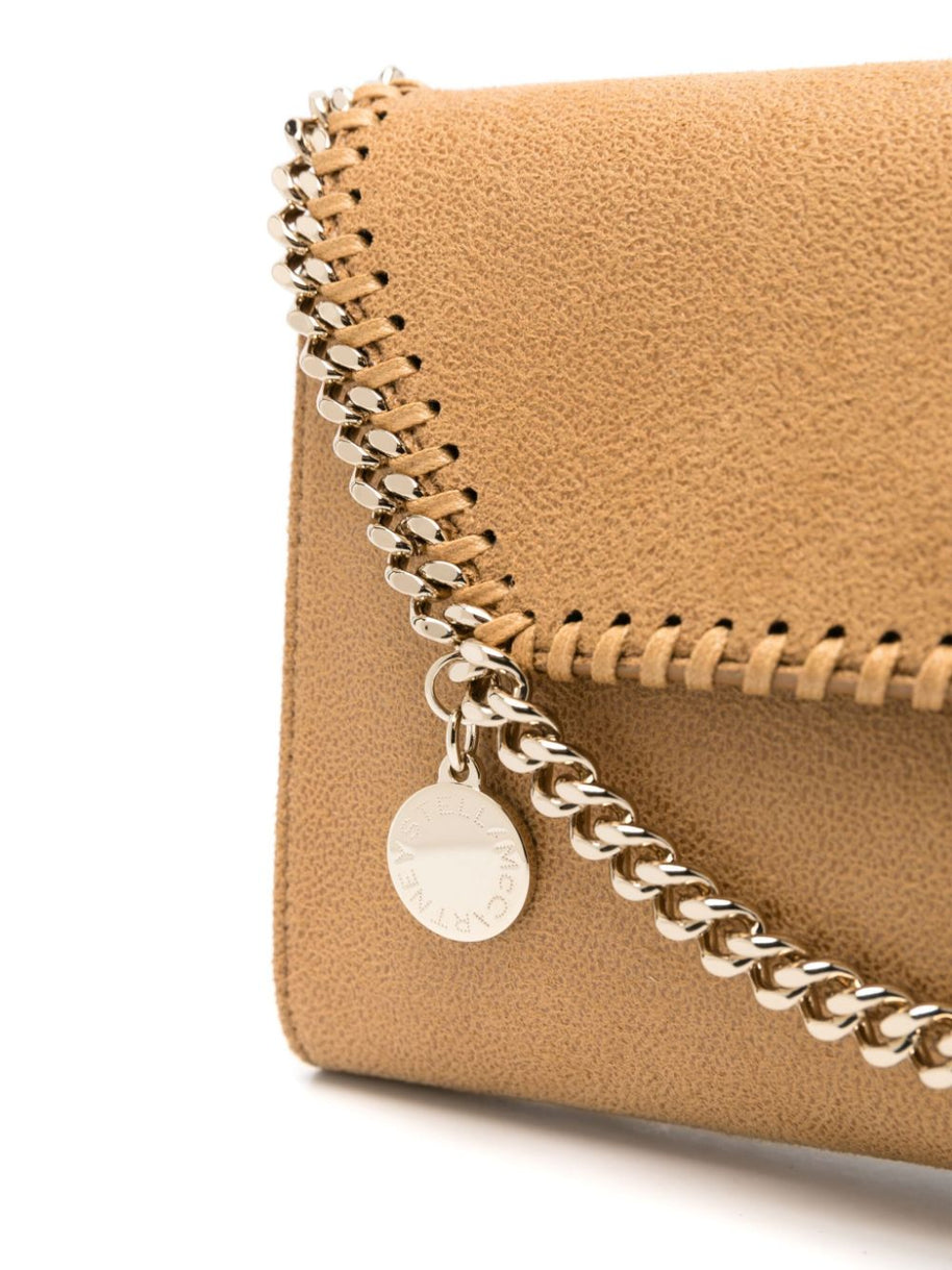 Stella McCartney Beige Falabella Wallet Crossbody Bag