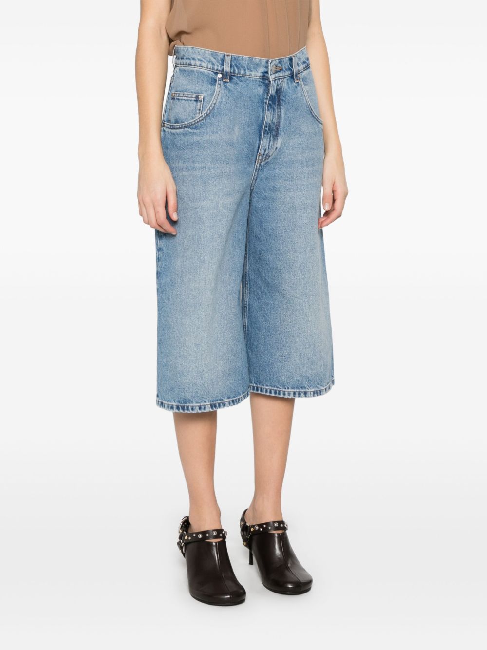 Stella McCartney Blue Denim Shorts