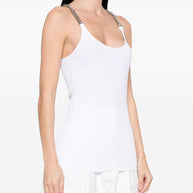 Stella McCartney White Chainlink Tank Top