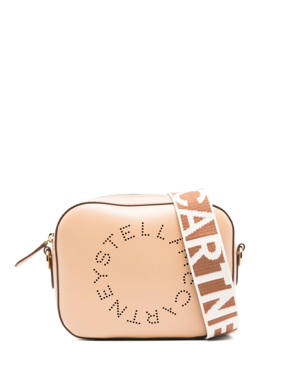 Stella McCartney Beige Logo Crossbody Bag