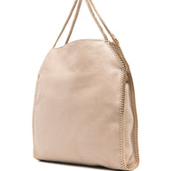 Stella McCartney Beige Falabella Large Shoulder Tote Bag