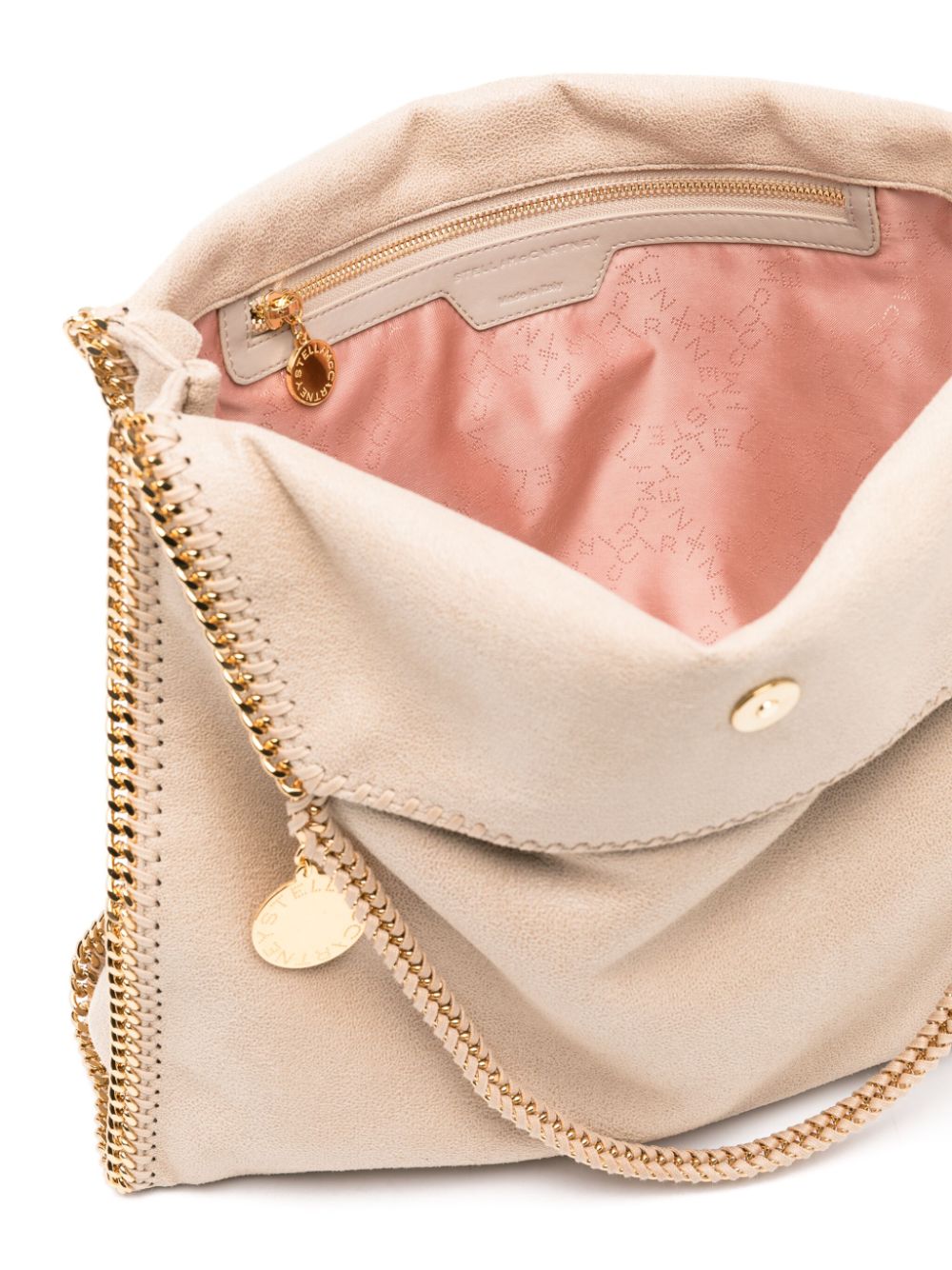 Stella McCartney Beige Falabella Large Shoulder Tote Bag