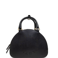 Stella McCartney Black Logo Top Handle Crossbody Bag