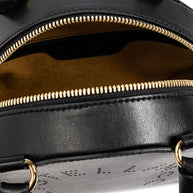 Stella McCartney Black Logo Top Handle Crossbody Bag