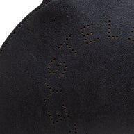 Stella McCartney Black Logo Top Handle Crossbody Bag