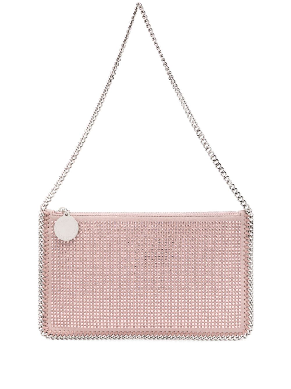 Stella McCartney Pink Falabella Shoulder Bag With Crystals