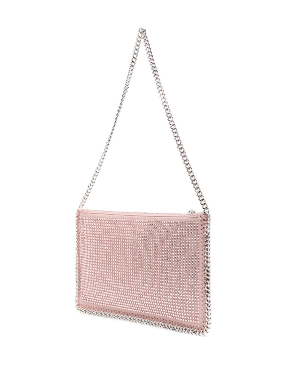 Stella McCartney Pink Falabella Shoulder Bag With Crystals