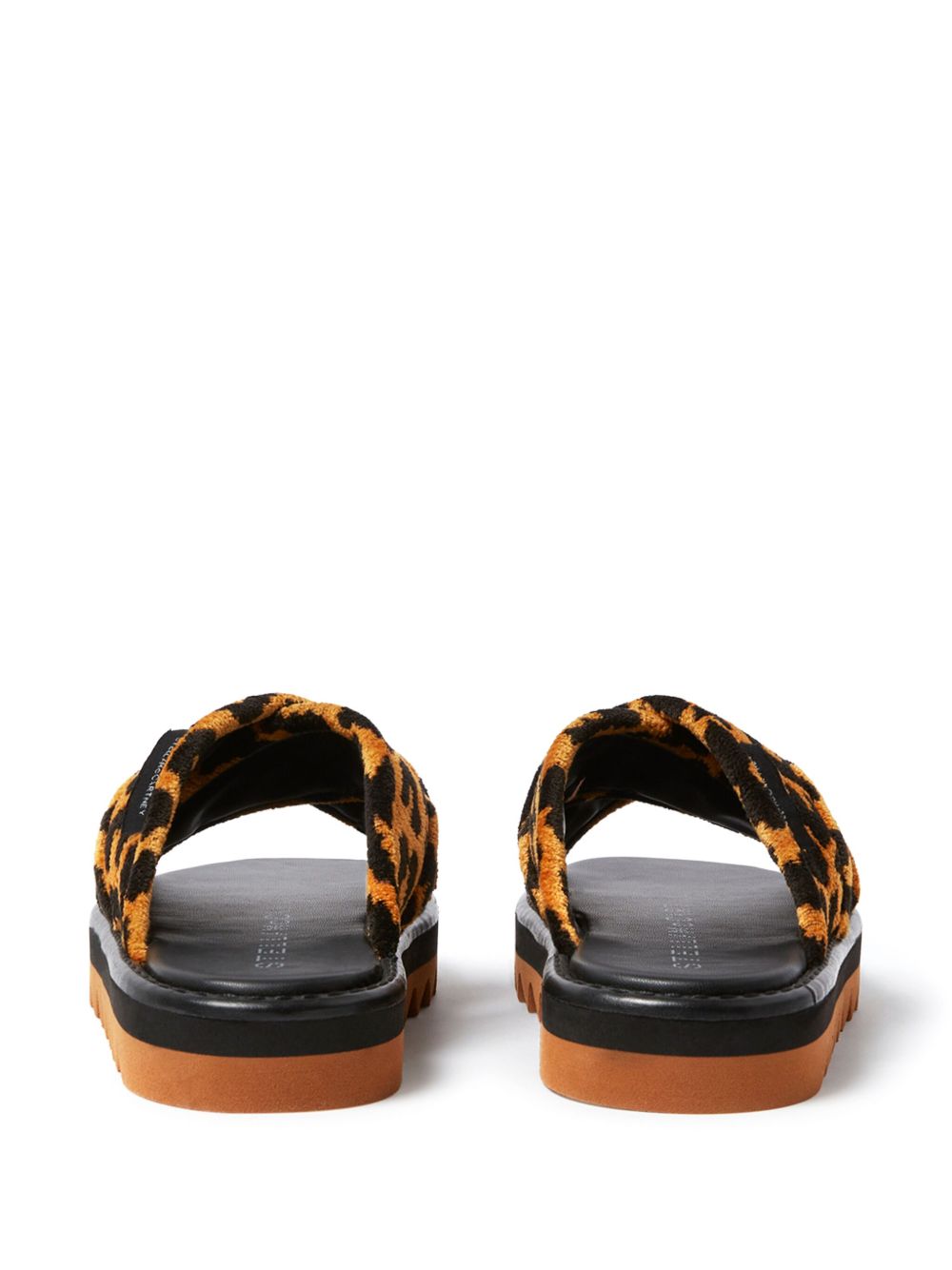 Stella McCartney Leopard Print Slide Sandals