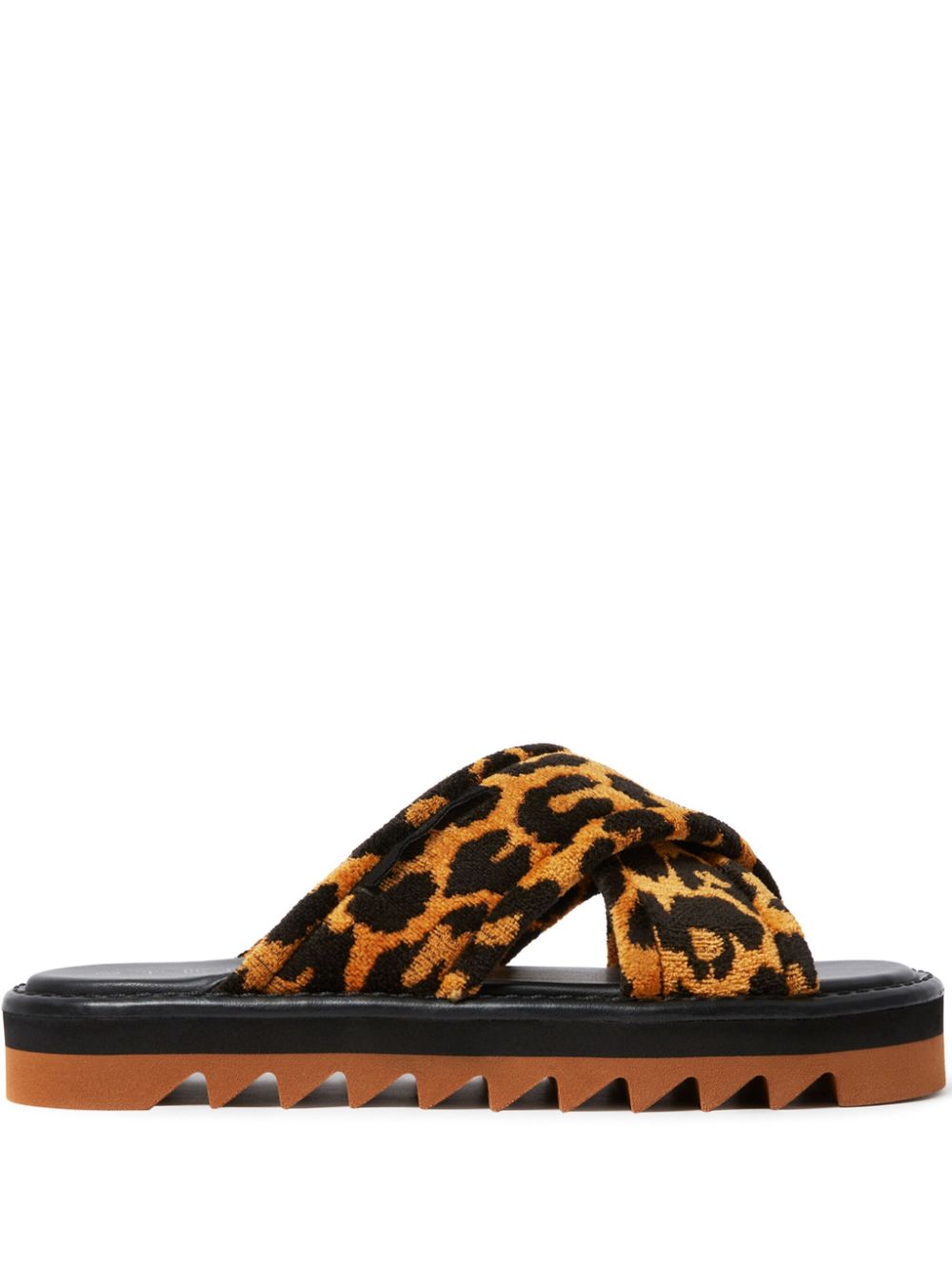 Stella McCartney Leopard Print Slide Sandals