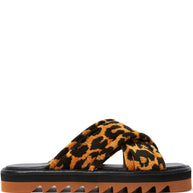 Stella McCartney Leopard Print Slide Sandals
