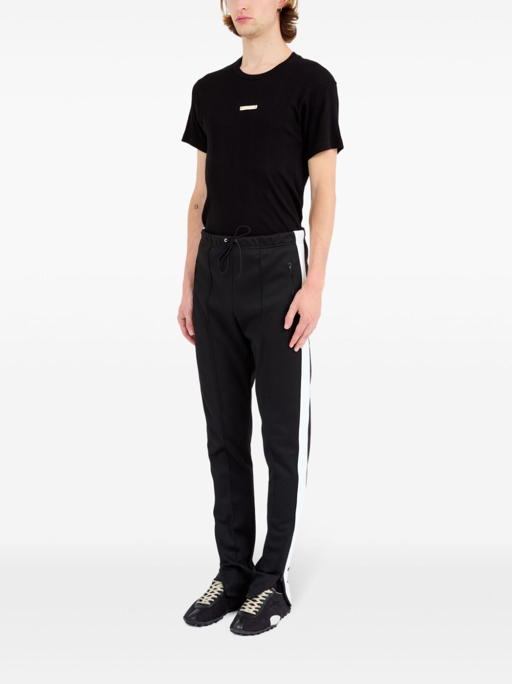 Maison Margiela Black Sport Jersey Trousers