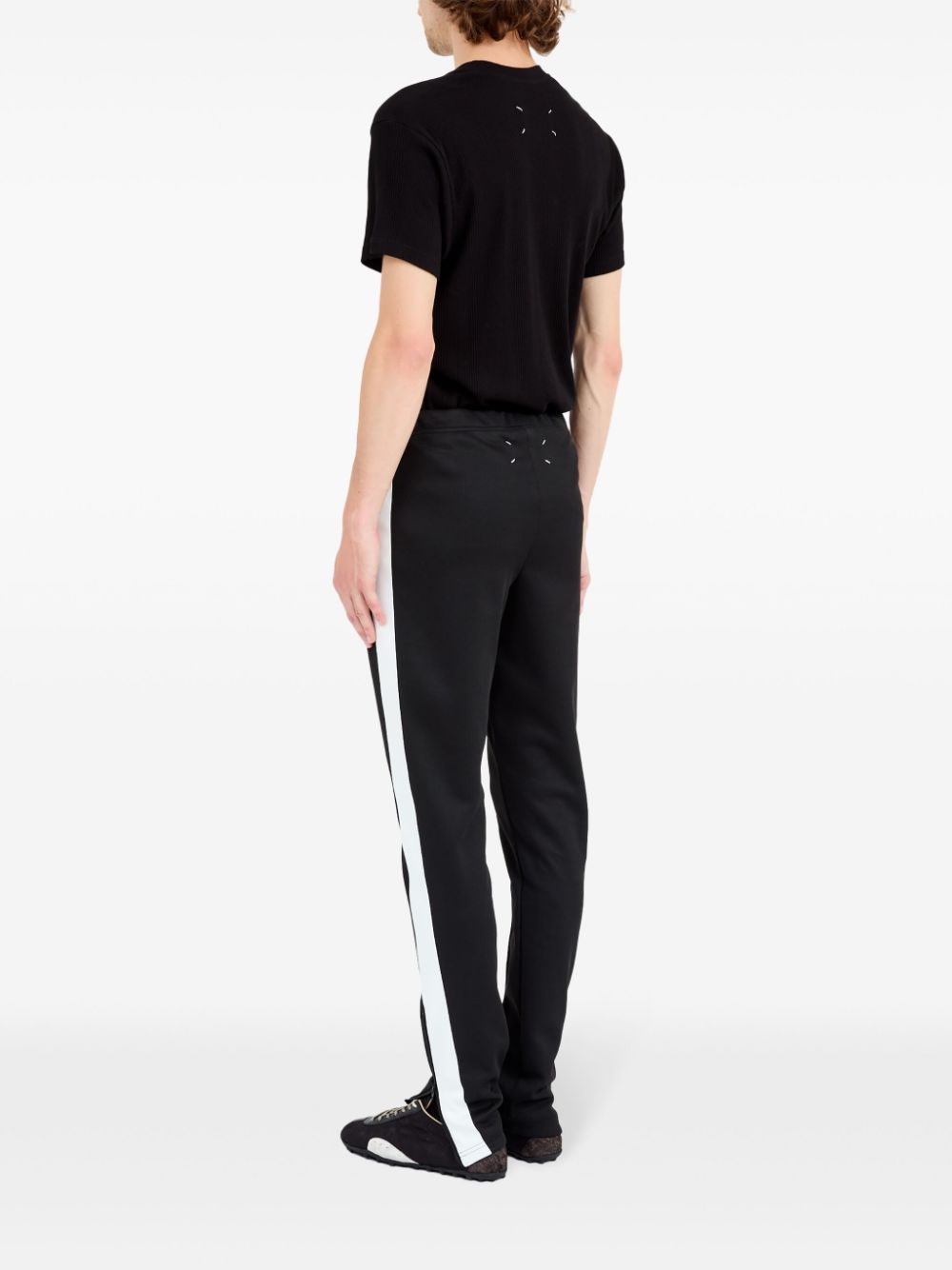 Maison Margiela Black Sport Jersey Trousers