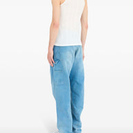 Maison Margiela White Cotton-Lyocell Ribbed Knit Tank Top