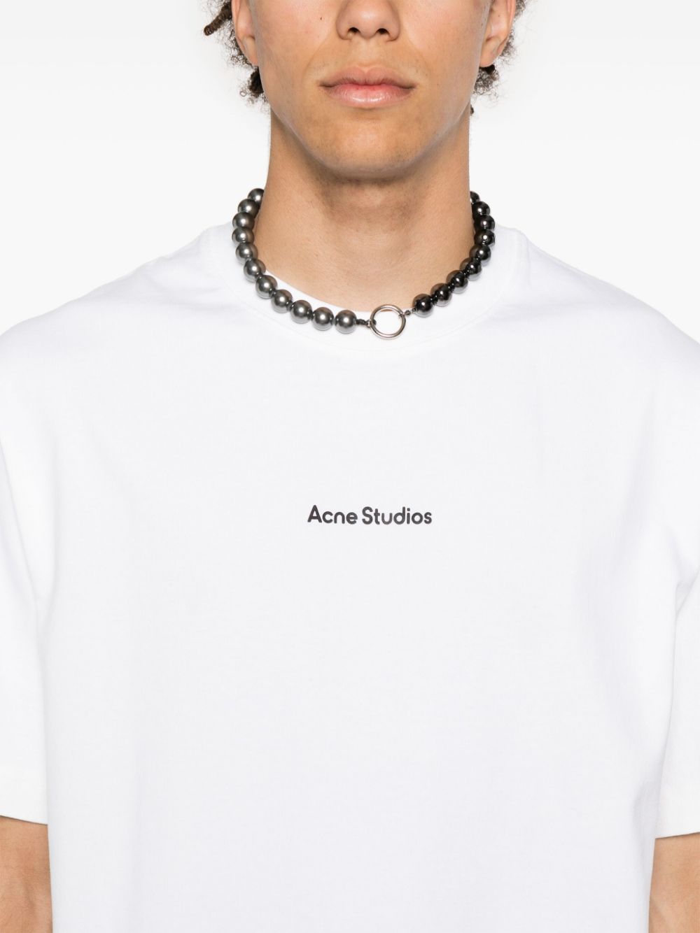 Acne Studios Logo T-shirt White