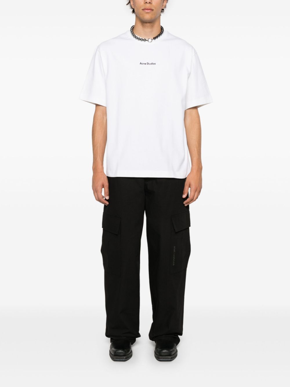 Acne Studios Logo T-shirt White