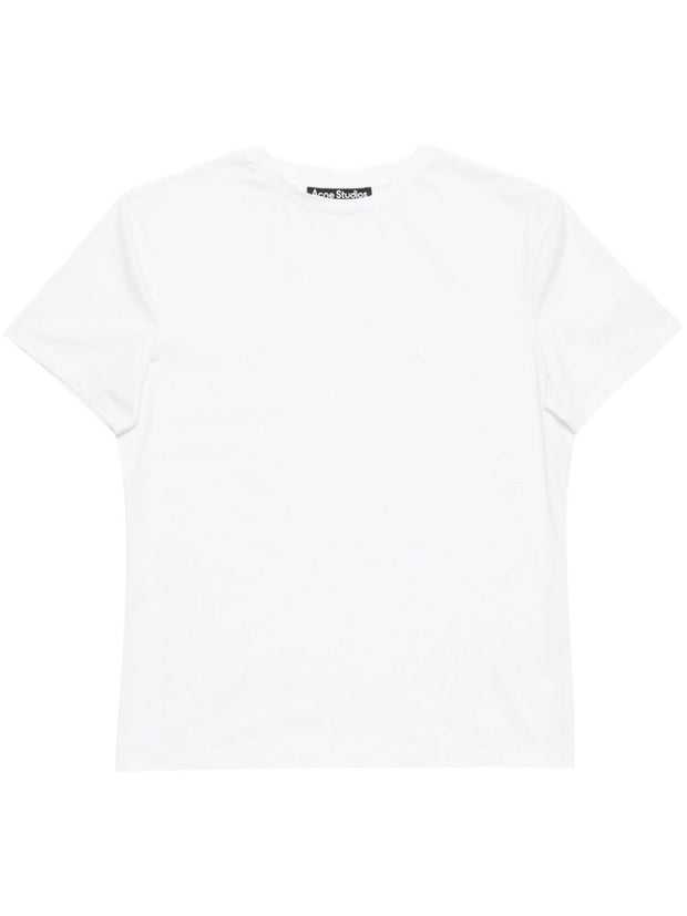 Acne Crew Neck T-shirt In White