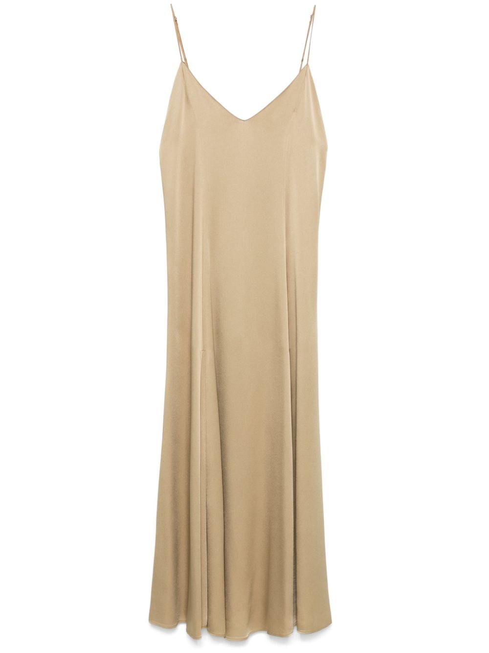 Forte Forte Beige Long Satin Slip Dress