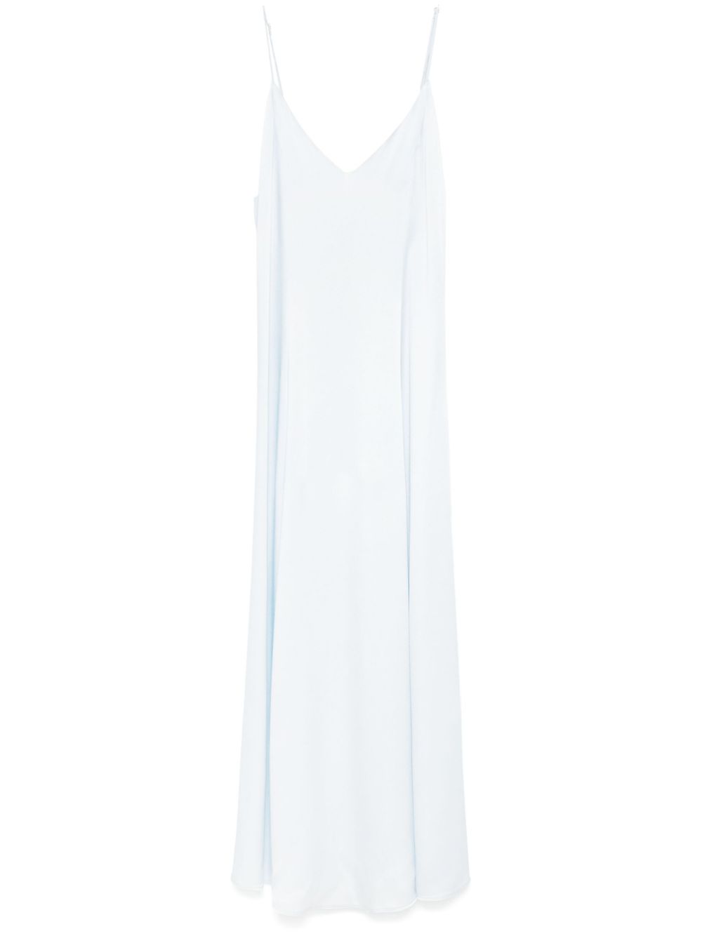 Forte Forte Clear Blue Long Satin Slip Dress