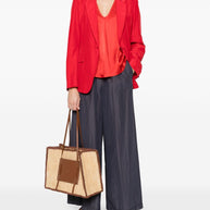 Forte Forte Taffeta Single Breasted Jacket In Red
