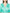 Forte Forte Turquiose Elegant Half–sleeve Midi Dress