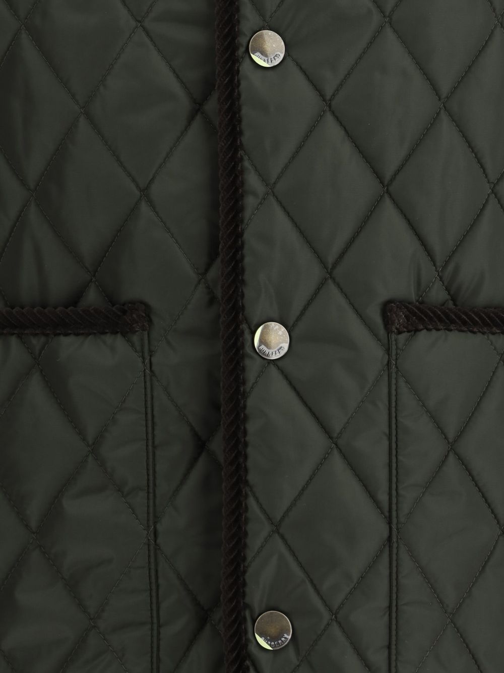 Burberry Green Diamond Quilted Vest