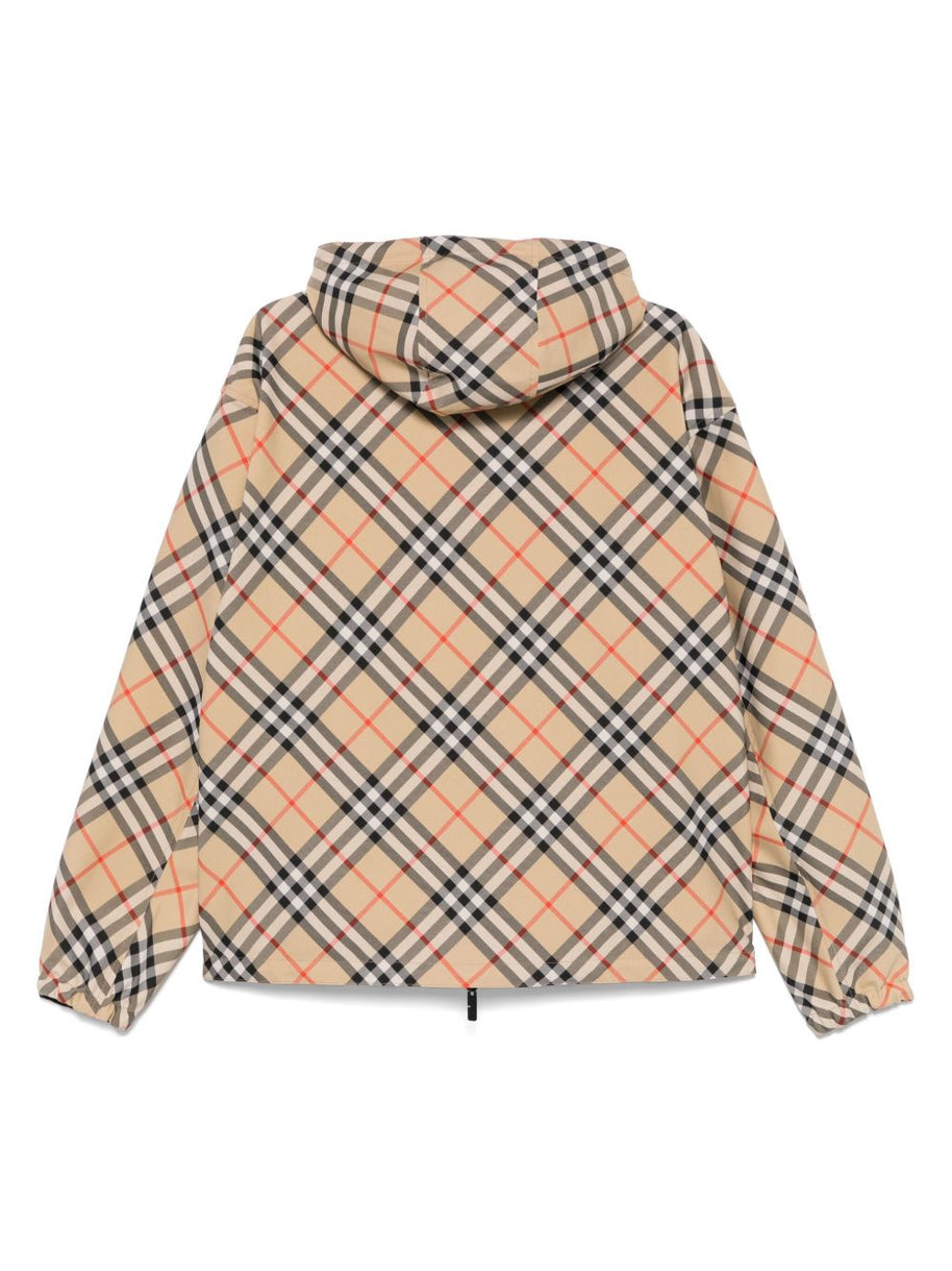 Burberry Check Pattern Reversible Jacket