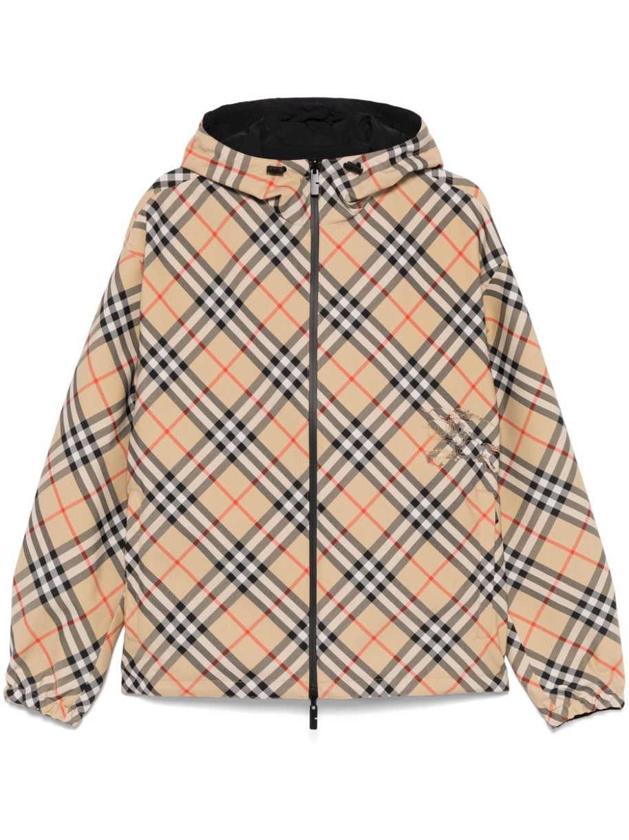 Burberry Check Pattern Reversible Jacket